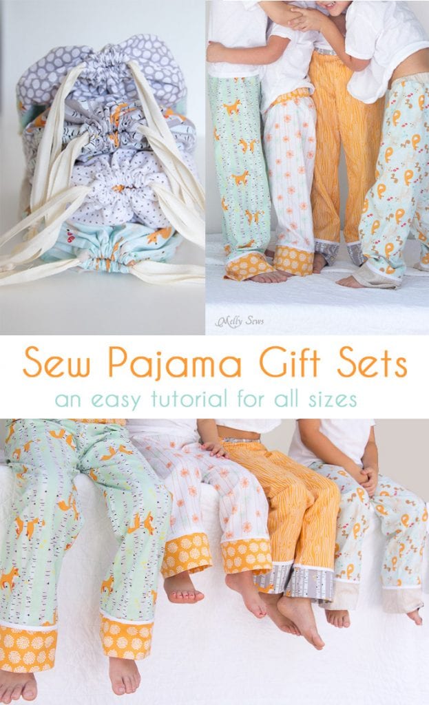 Pajama Gift Sets: An Easy Tutorial for All Sizes