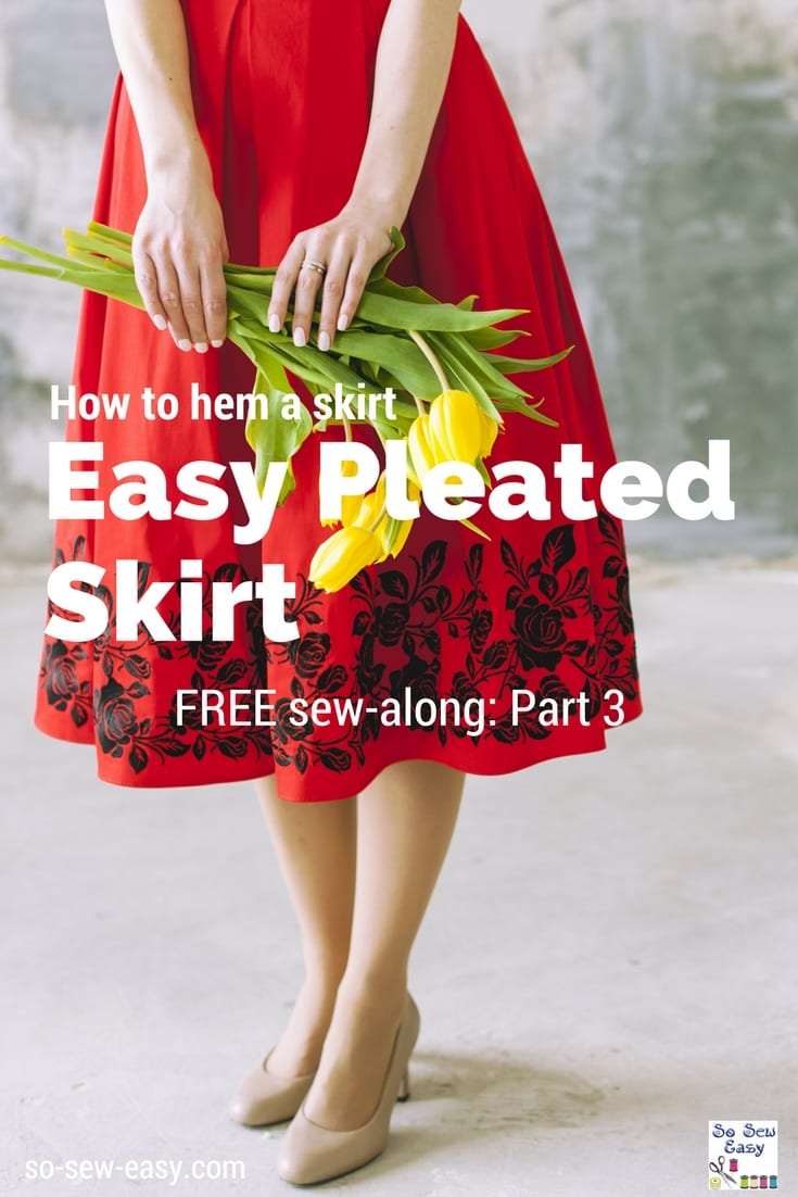 how to hem a skirt