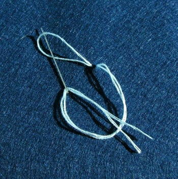 Hand Sewing Technique: No Knot, No Tail
