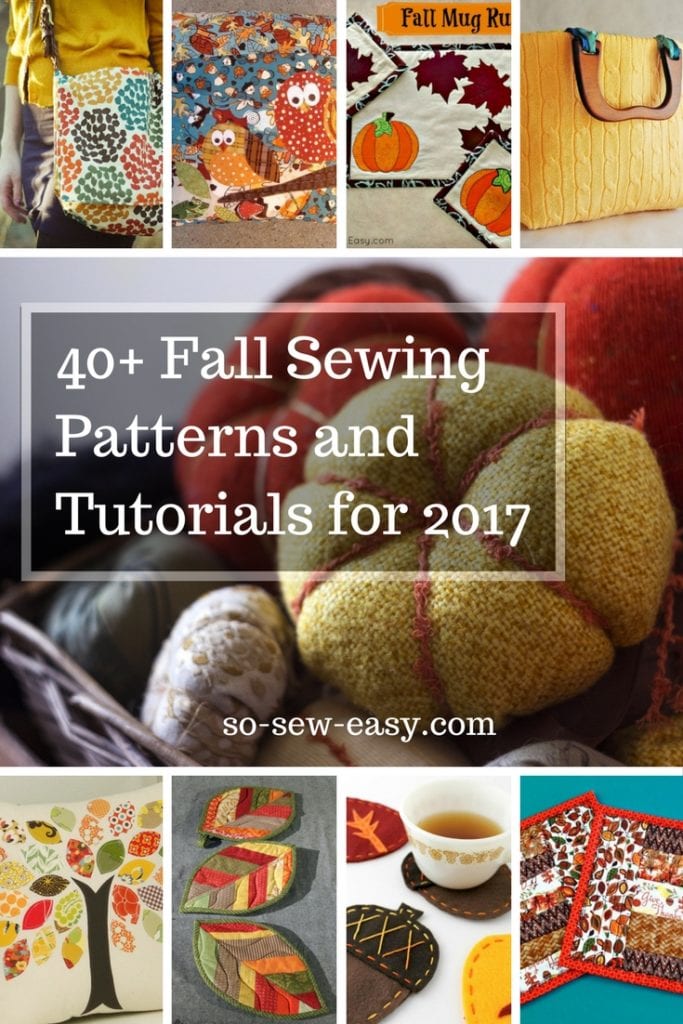 Fall Sewing Roundup for 2017: Make Something Special!