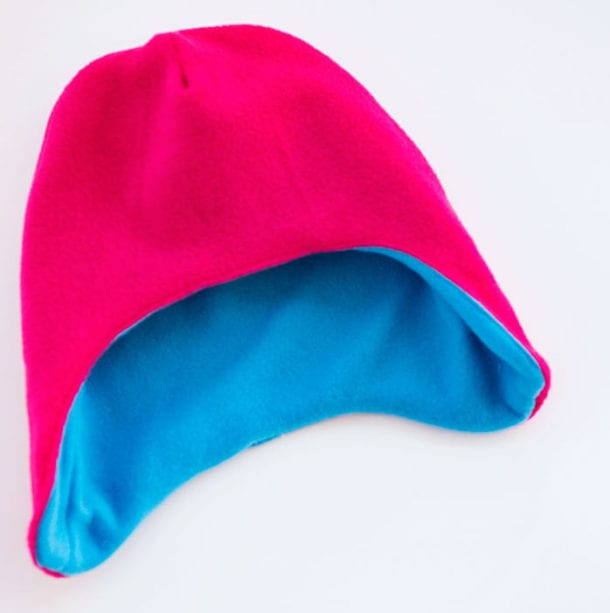 Fleece Hat with Ear Flaps FREE Pattern and Tutorial | Sewing 4 Free