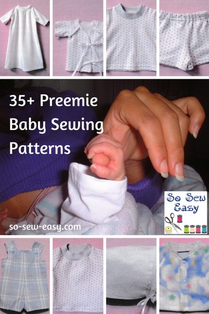 35+ Preemie Baby Sewing Patterns & Projects