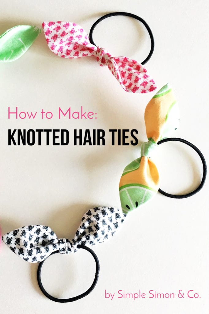 How to Make Knotted Hair Ties