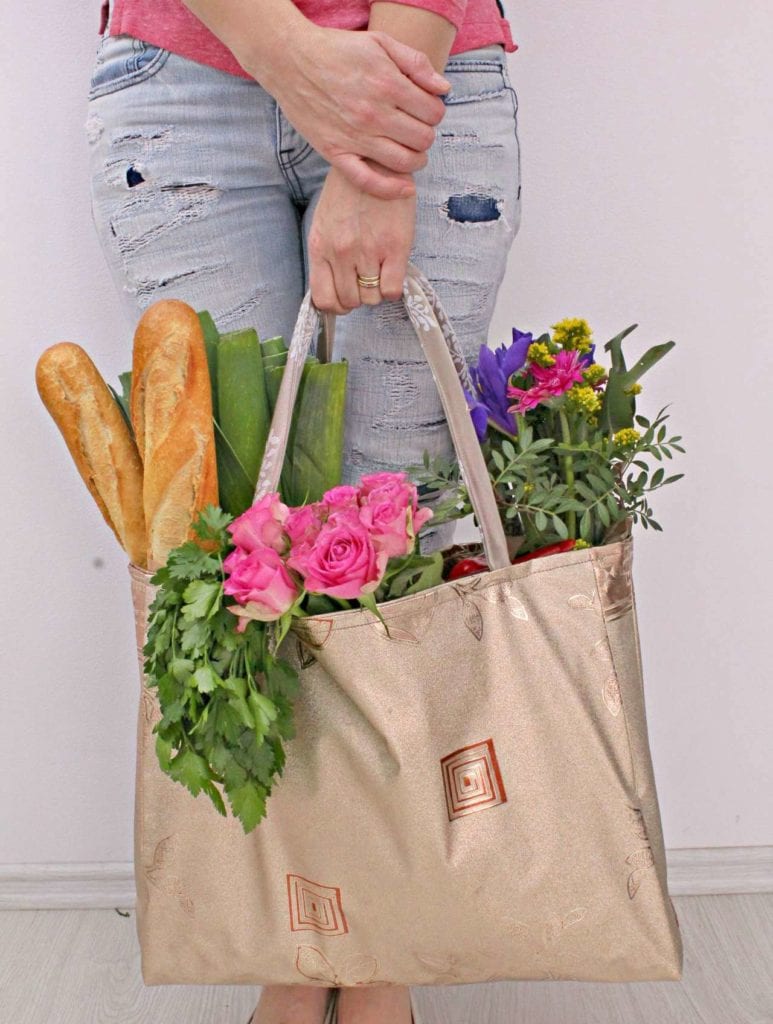 Reusable Grocery Bag FREE Sewing