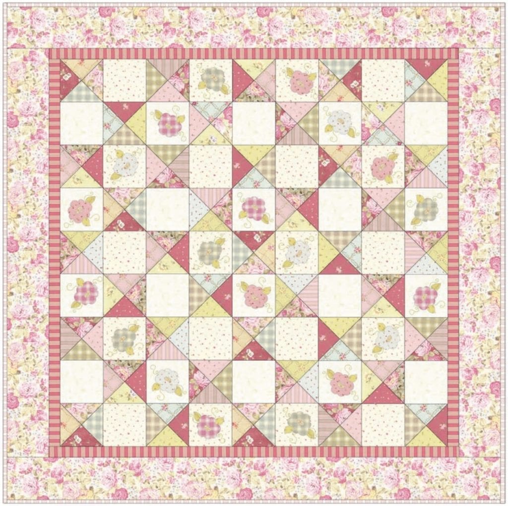 Flowers for Georgia FREE Quilt