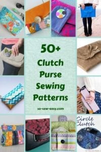 FREE Clutch Purse Sewing Patterns