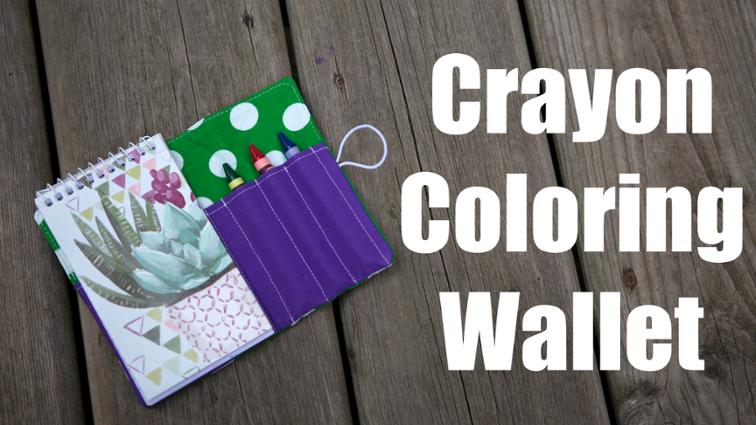 Coloring Wallet FREE Sewing Pattern