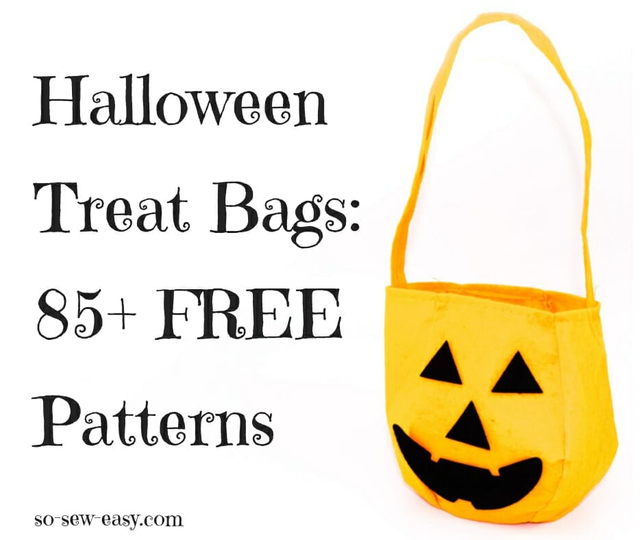 Halloween Treat Bags Roundup: 85+ FREE Patterns