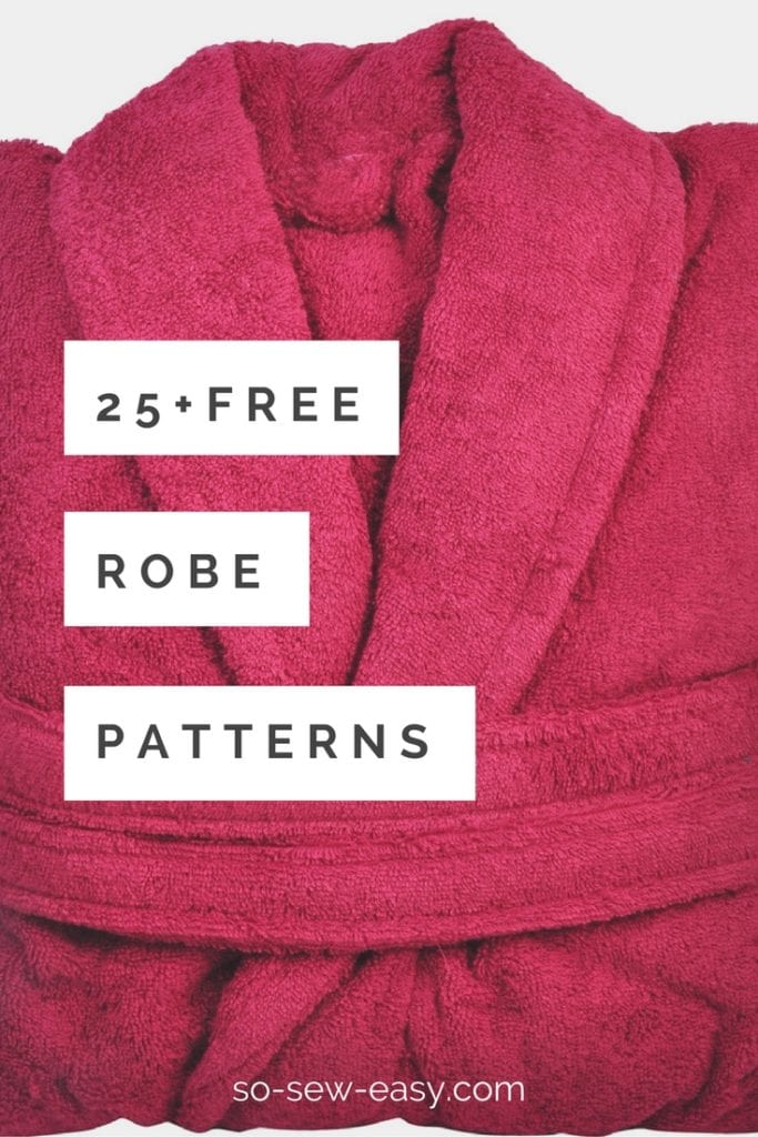 Robe Patterns Roundup: 25+ Comfy Designs, All FREE