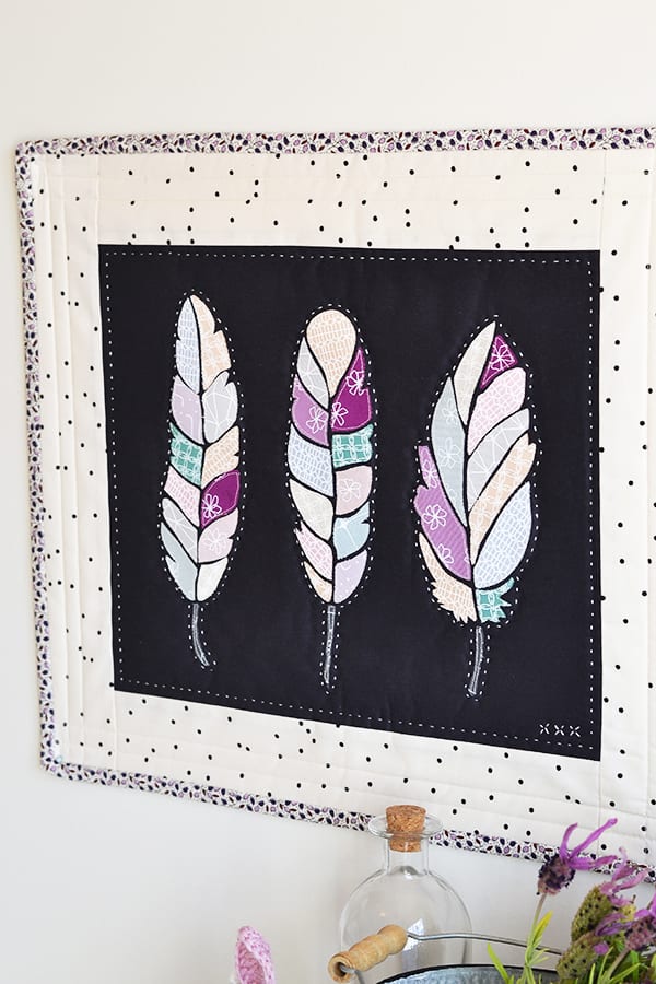 Feathers Mini Quilt