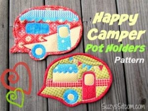 Quilted Pot Holders Free Sewing Pattern