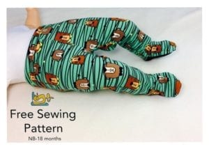 Footed Pants FREE Sewing Pattern