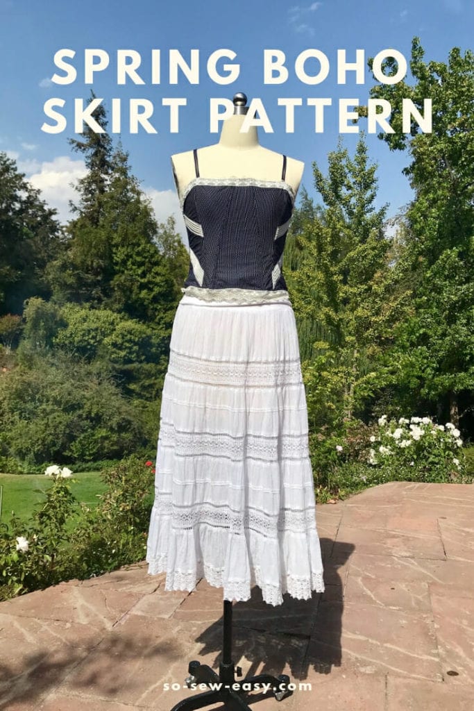 Spring Boho Skirt Pattern