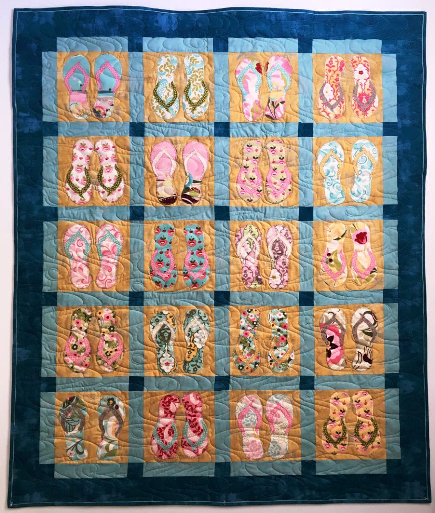 Sand Surf and Sand Free quilt pattern