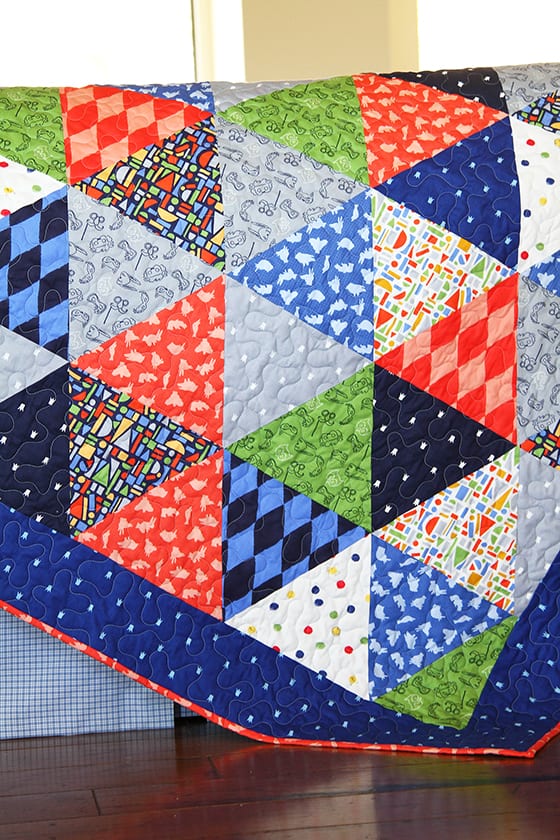 Triangle Quilt FREE Tutorial
