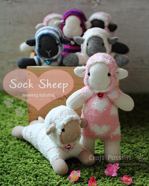 Sock Sheep FREE Sewing Pattern