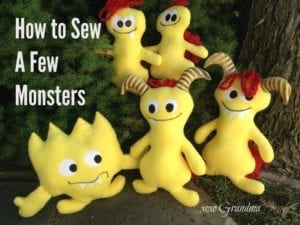 little monsters free sewing patetrn