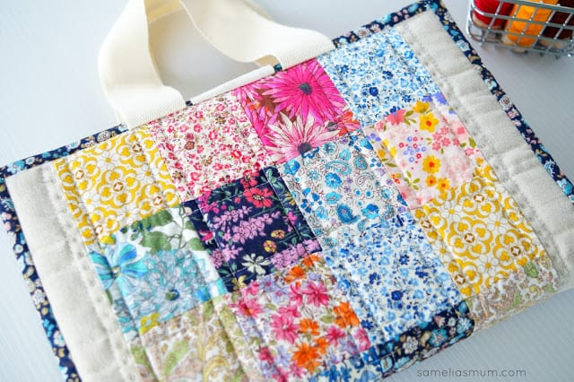 Quilted Book Bag FREE Sewing Tutorial