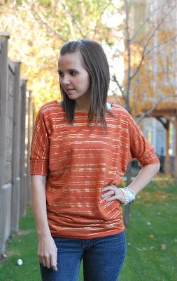 Dolman Sleeve Top FREE Sewing Tutorial