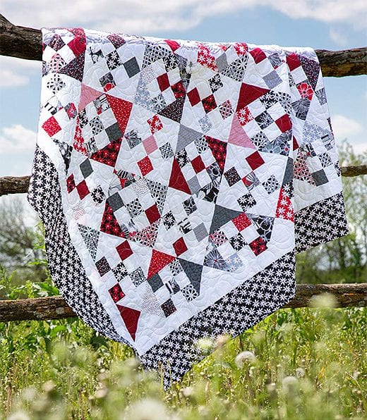 Nine Patch and Hourglass Quilt FREE Tutorial