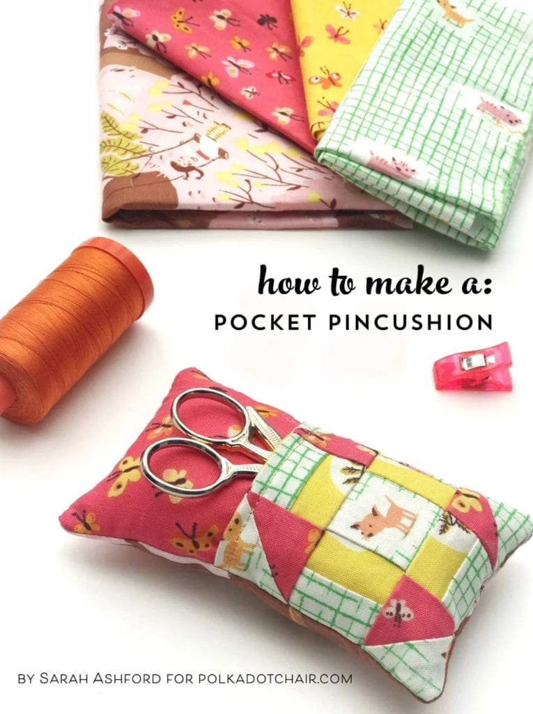Pincushion with a Pocket