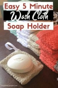Wash Cloth Soap Holder FREE Tutorial