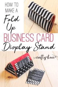 business card display stand free tutorial