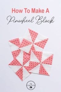 How to make a pinwheel block