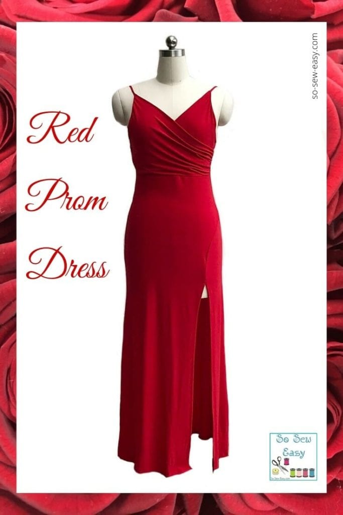 Red Prom Dress FREE Sewing Pattern