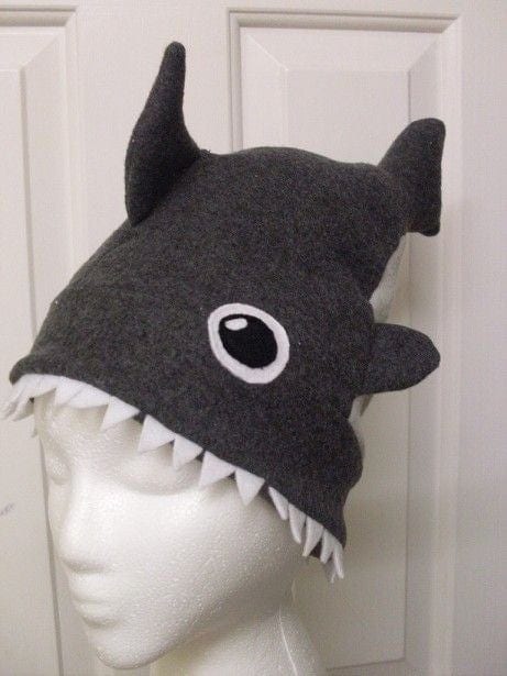 Shark Attack Hat Free Sewing Tutorial