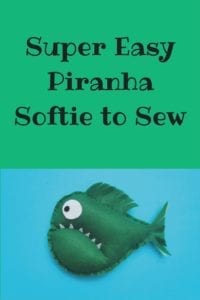 Piranha Softie FREE Sewing Tutorial