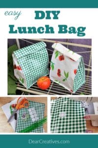 Lunch Bag FREE Sewing Tutorial