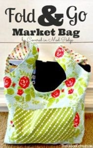 Fold and Go Market Bag FREE Sewing Pattern | Sewing 4 Free