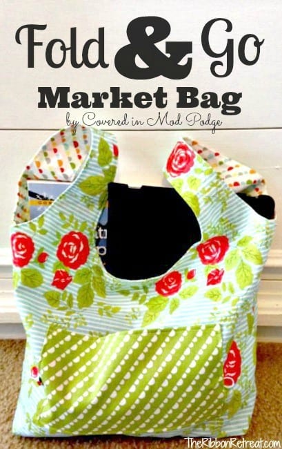 Fold and Go Market Bag FREE Sewing Pattern
