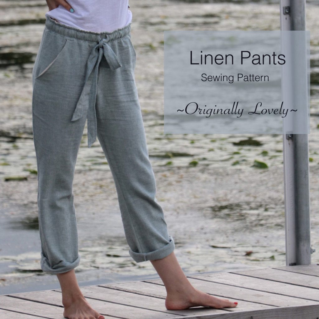 Linen Pants for Men DIY - Sewing Steps / PDF Patterns Boutique Sew Along -  YouTube