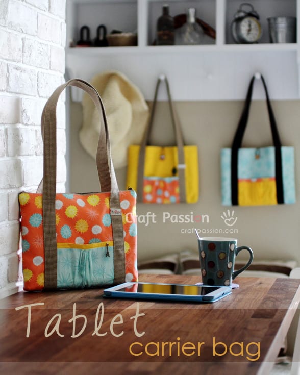 Tablet Carrier Bag FREE Sewing Pattern
