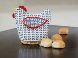 Bread Basket Cover FREE Sewing Pattern