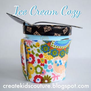 Ice Cream Pint Cozy FREE Sewing Pattern