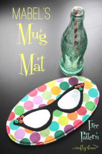 Mug Mat FREE Sewing Pattern