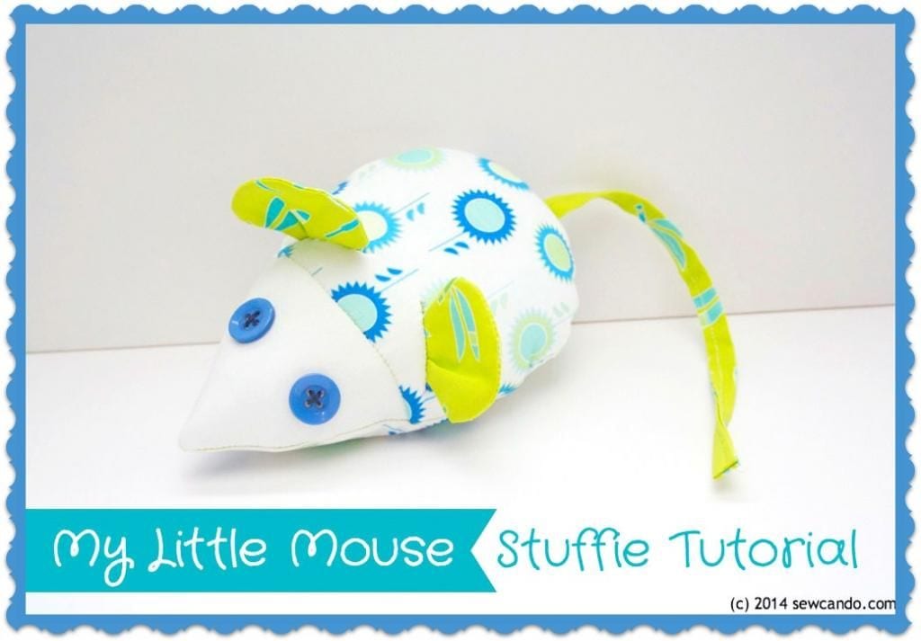 Mouse Stuffed Toy FREE Sewing Pattern