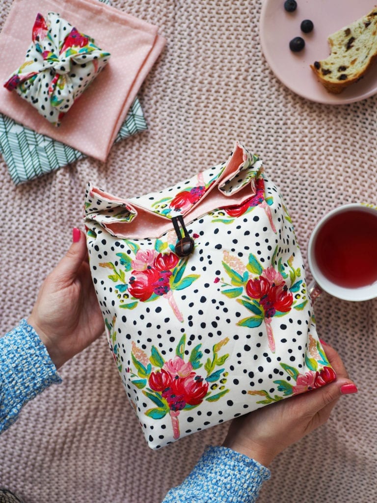 Fabric Lunch Bag FREE Sewing Tutorial