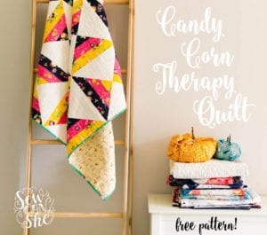 Candy Corn Quilt Free Tutorial