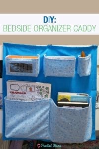 Bedside Organizer Caddy FREE Sewing Tutorial