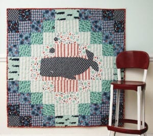 Nautical Whale Baby Quilt FREE Sewing Tutorial