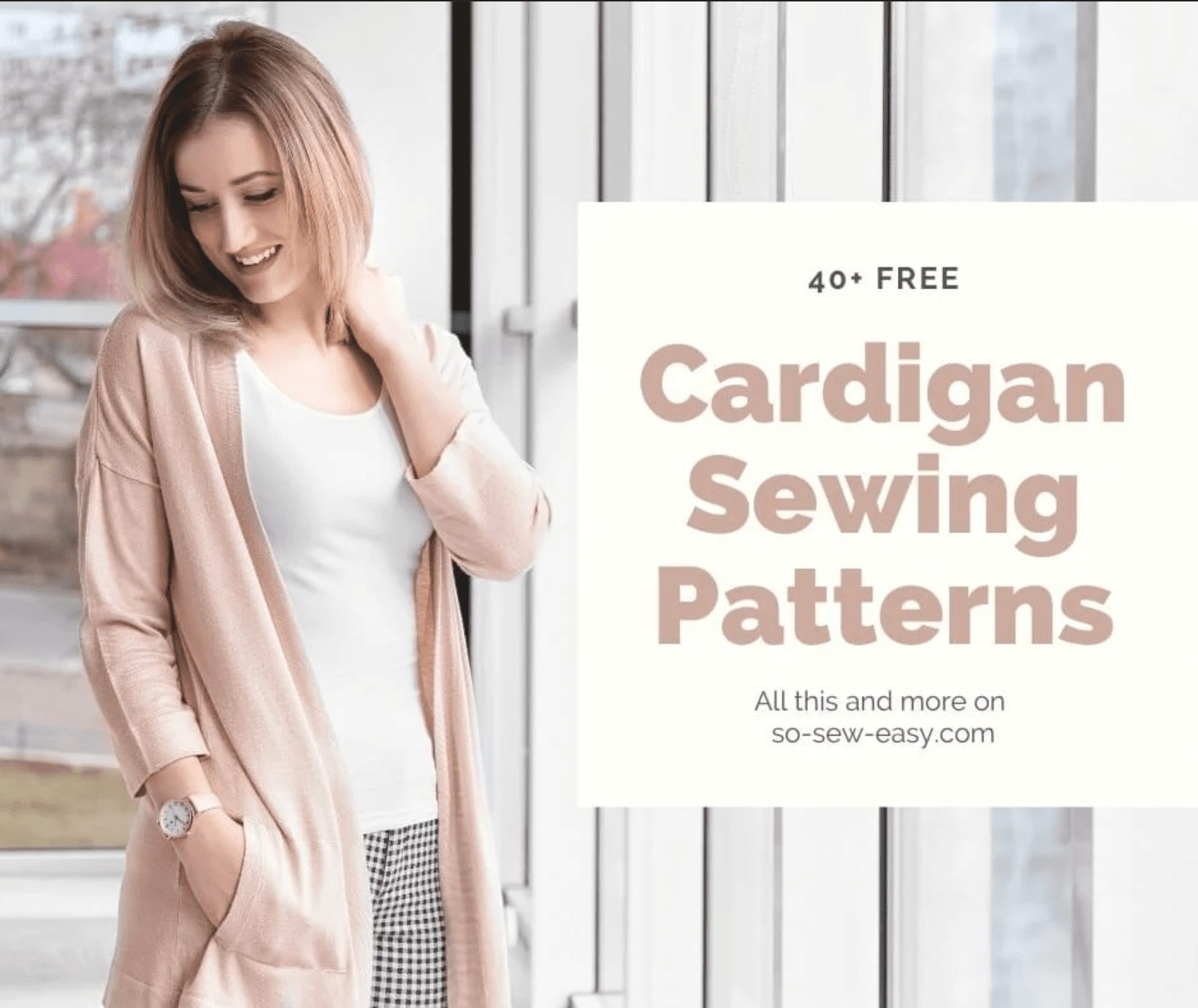 40+ FREE Cardigan Sewing Patterns: Staying Warm | Sewing 4 Free