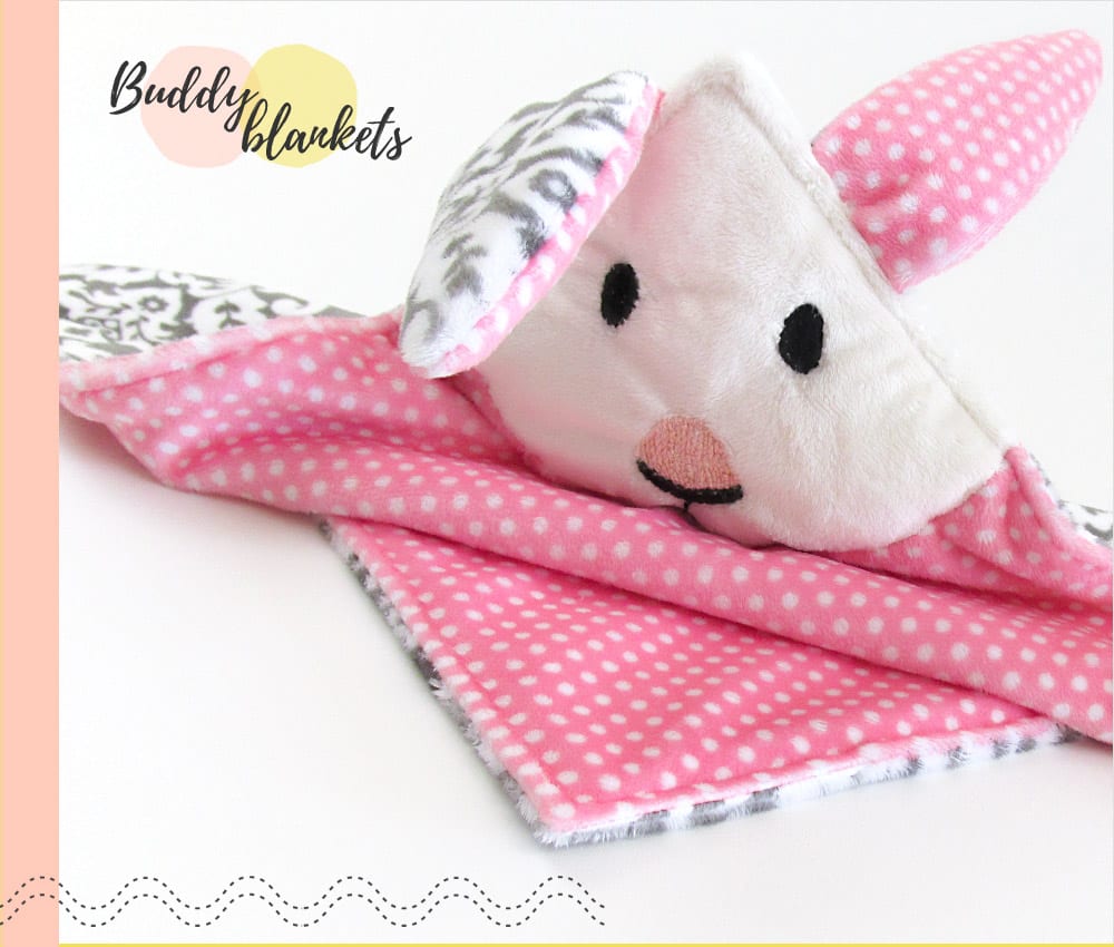 Animal Buddy Blankets FREE Sewing Pattern