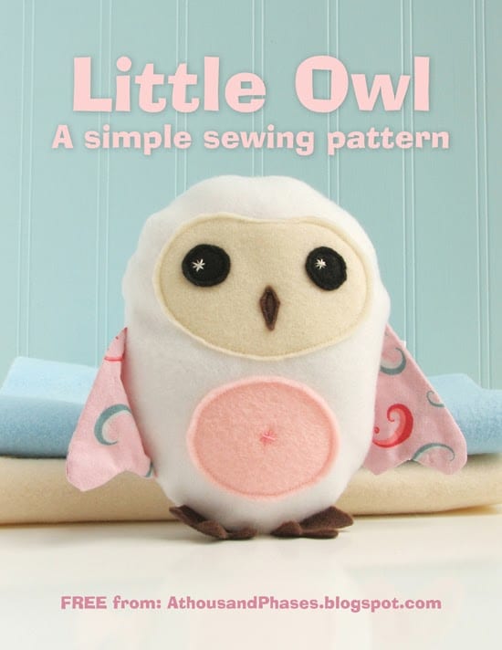 Little Owl FREE Sewing Pattern and Tutorial