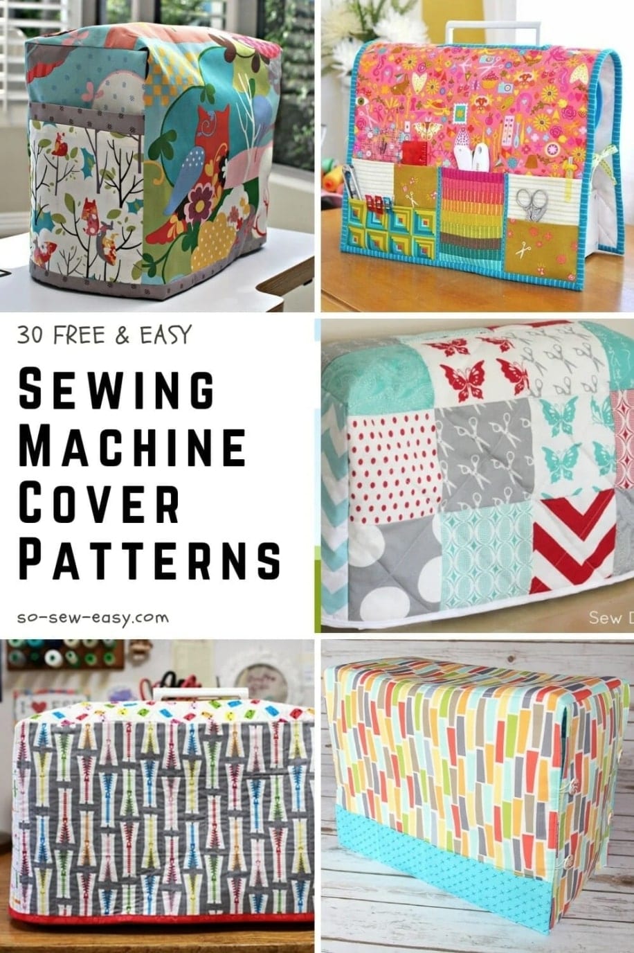 30+ FREE Sewing Machine Cover Patterns