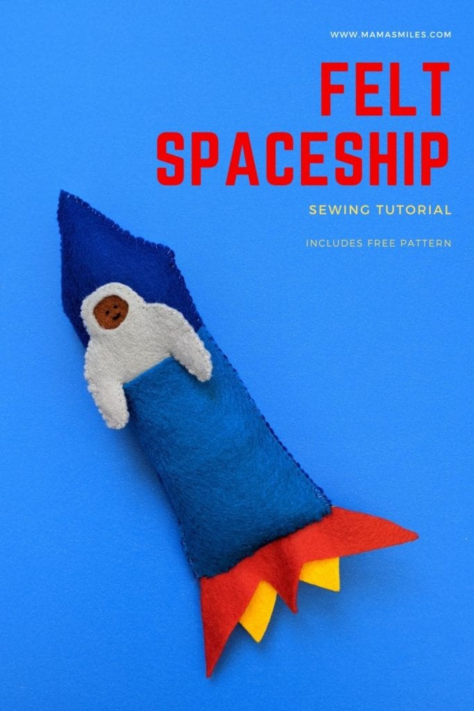 Felt Spaceship Toy FREE Sewing Tutorial