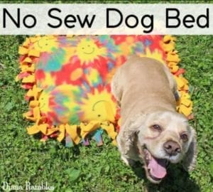 No-Sew Dog Bed FREE Tutorial